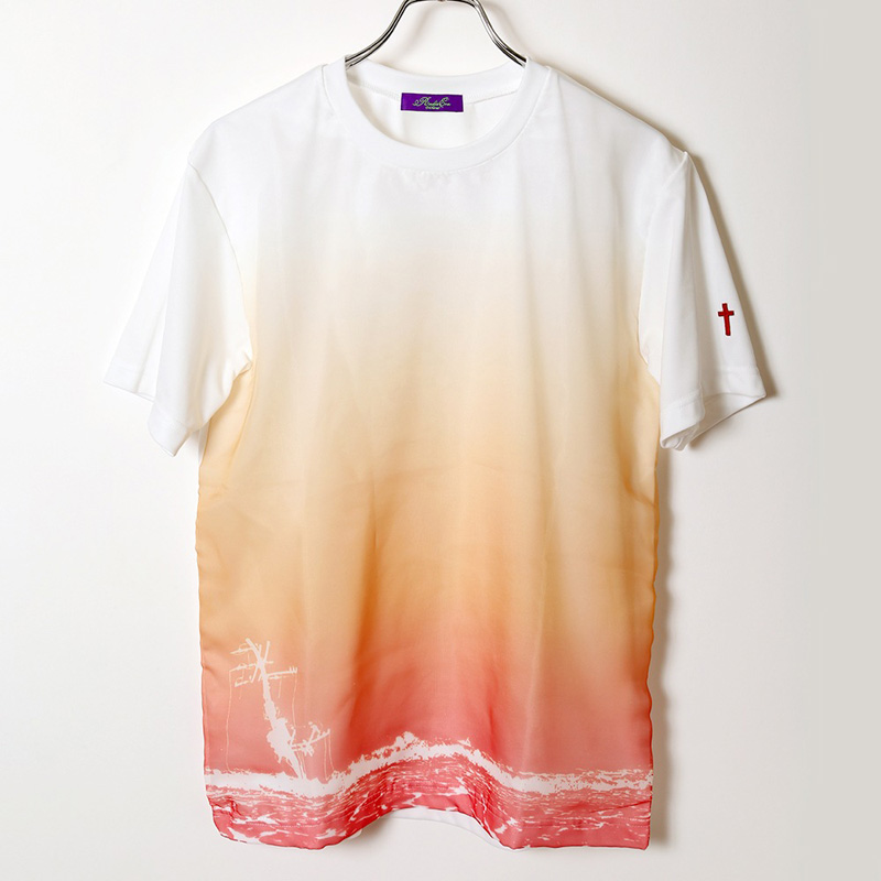 RADIO EVA 549 EVANGELION Organdy T-Shirts/波打際/ホワイト