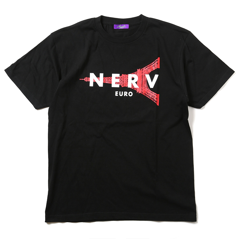 RADIO EVA 656　EURO NERV T-Shirt/BLACK