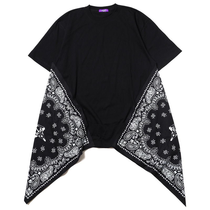 RADIO EVA 810 EVA-01 PAISLEYS BANDANNA BIG T-Shirt/BLACK