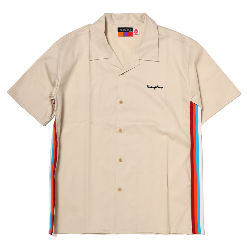 RADIO EVA A253 Rebuild of Evangelion SHORT SLEEVE WORK SHIRT/NATURAL