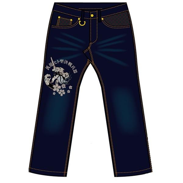 EVA×錦 覚醒初号機 総刺繍デニムパンツ