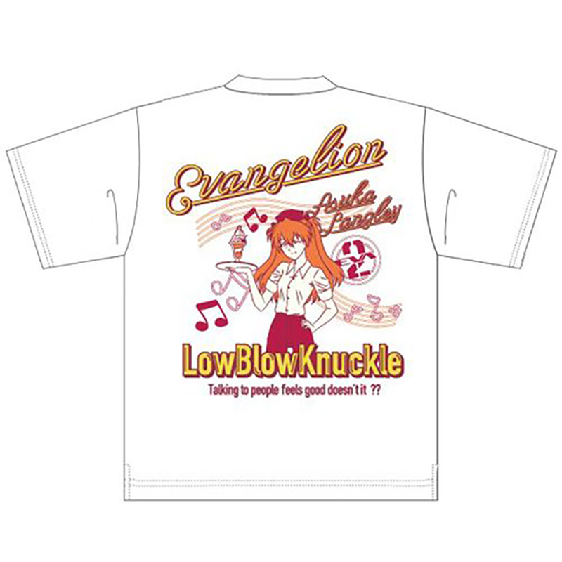【EVAｘLOW BLOW KNUCKLE】アスカカフェTシャツ