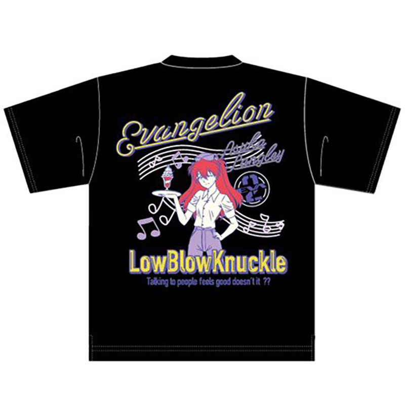 【EVAｘLOW BLOW KNUCKLE】アスカカフェTシャツ