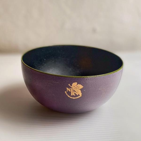 EVANGELIONコラボ輪島漆椀／初号機（加波次吉漆器店）