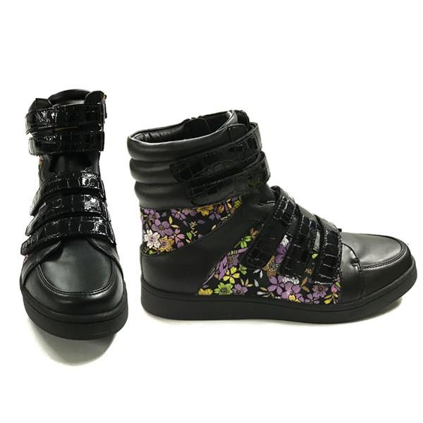 【花山ｘEVA】金襴織物初号機柄スニーカー ベルトタイプ