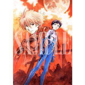 【サイン入り】シンジ&カヲル 松原秀典作画監督 複製原画