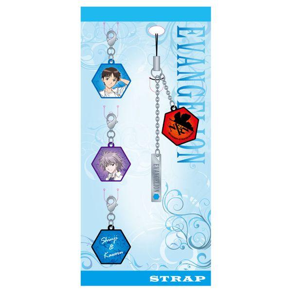 ヱヴァンゲリヲン新劇場版ストラップ【A】シンジ&カヲル（ムービック）
