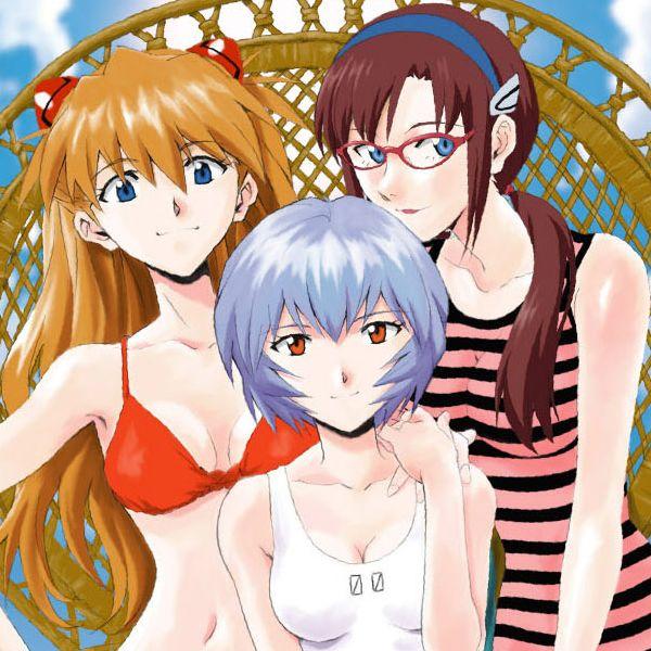 「ヱヴァンゲリヲン新劇場版」 タペストリー／水着レイ・アスカ・マリ