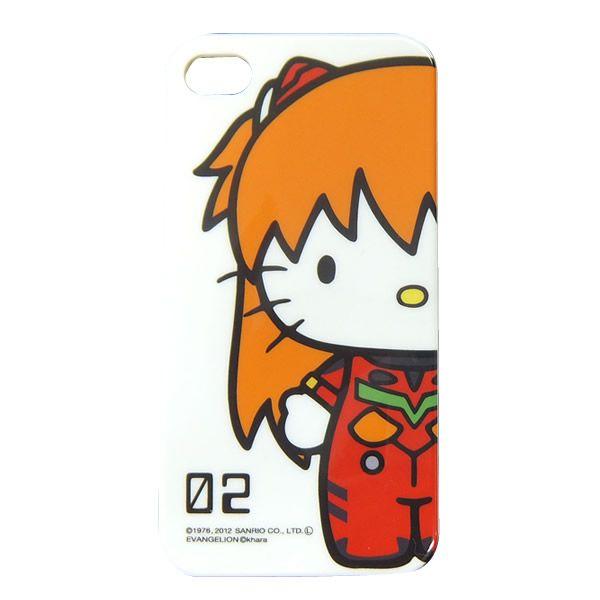 EVA x HELLO KITTY　iPhoneカバー　アスカ　アップ（あすなろ舎）