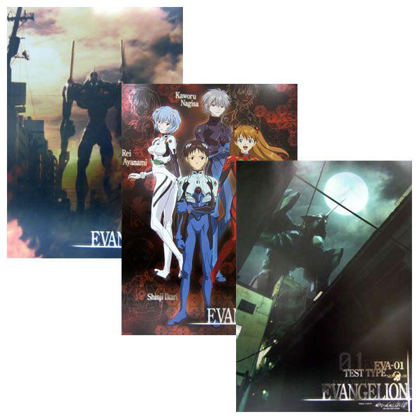 ヱヴァンゲリヲン新劇場版　ミニメタルポスター3枚セット（ムービック）