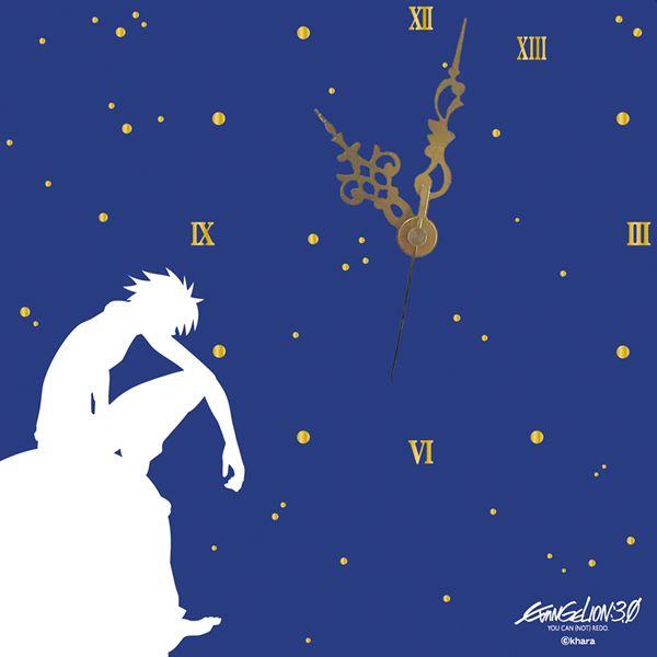 ヱヴァンゲリヲン新劇場版　渚カヲルプレート時計（ムービック）