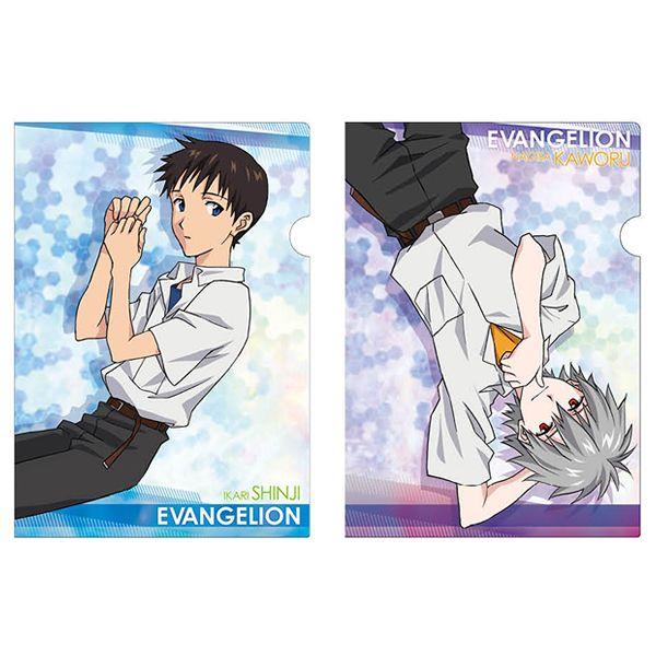 ヱヴァンゲリヲン新劇場版 シンジ＆カヲルクリアファイルセット（ムービック）