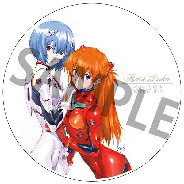 新世紀エヴァンゲリオン　貞本義行絵皿　レイ＆アスカ（ムービック）