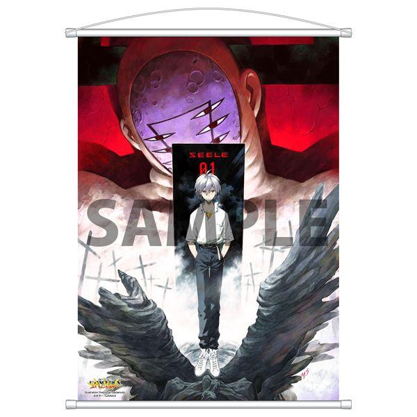 新世紀エヴァンゲリオン　貞本義行タペストリー　渚カヲル（ムービック）