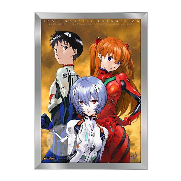 新世紀エヴァンゲリオン　貞本義行パネル時計（ムービック）