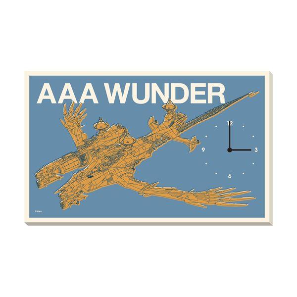 EVASTOREバージョン ヱヴァンゲリヲン新劇場版 木製ボード時計ヴンダー （ムービック）