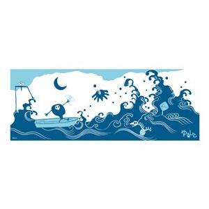 EVANGELION STORE オフィシャル版　手ぬぐい（ゆるしと船柄）