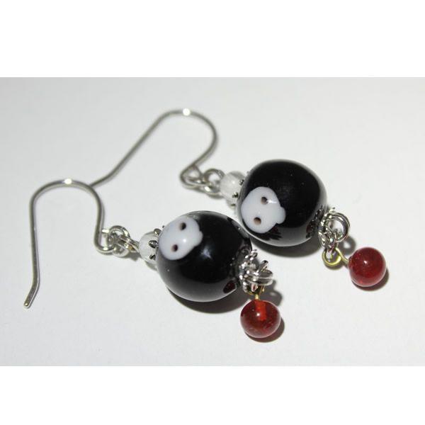 ヱヴァンゲリヲン新劇場版 トンボ玉ピアス第4の使徒（黒）（ムービック）