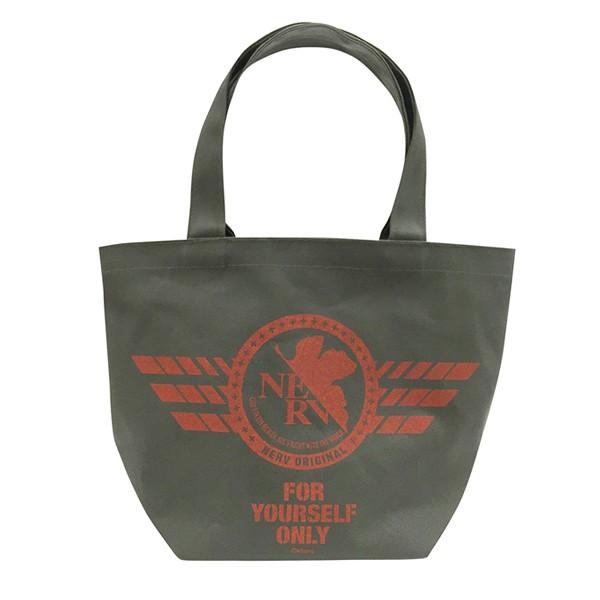 EVA STORE オリジナル NERVマークランチバッグ（カーキ）