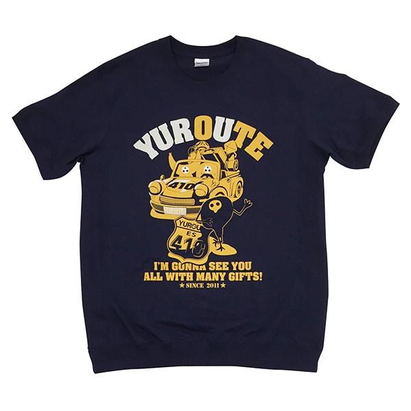 EVA STORE TOKYO-01オリジナル オープンカーと「ゆるしと」のなかまたちTシャツ/L