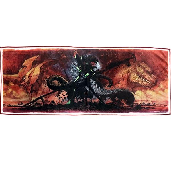 【ゴジラ対エヴァンゲリオン】前田真宏イラスト　スポーツタオル（ムービック）