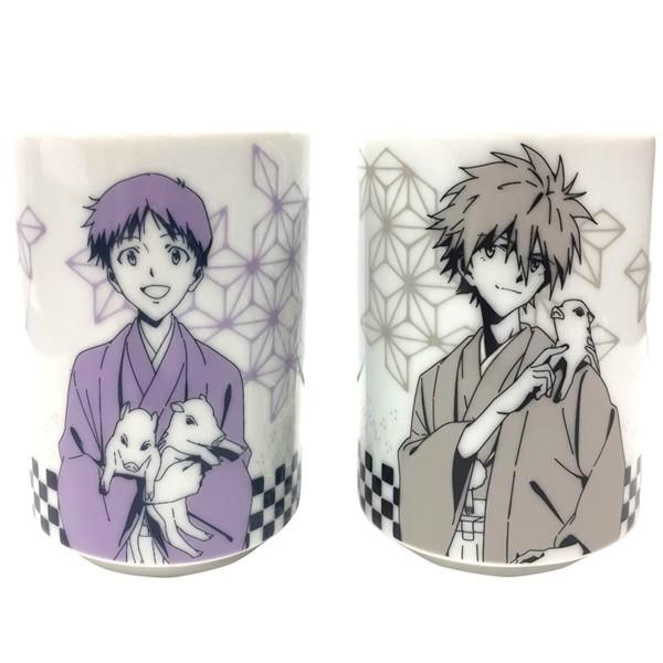 EVASTORE TOKYO-01オリジナル 【2019亥年イラスト】シンジ＆カヲル湯のみセット