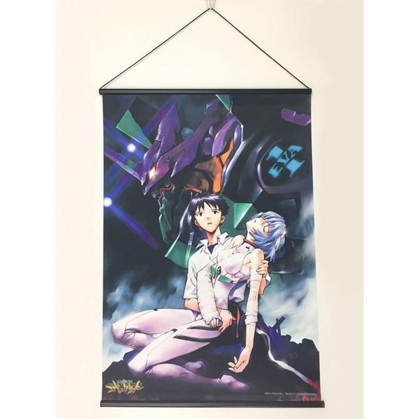 新世紀エヴァンゲリオン 貞本義行イラスト:シンジ＆レイタペストリー（ムービック）