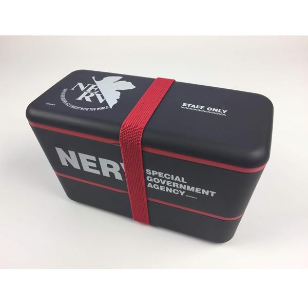 EVANGELION STOREオリジナル ２段組ランチボックス/NERV STAFF ONLY