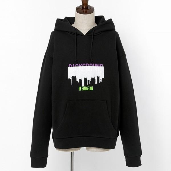 EVA STOREオリジナル【EVA BG 006】TOKYOIII-BUILDING-パーカー