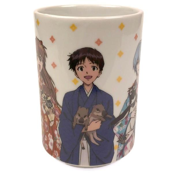 EVA STORE オリジナル湯のみ【集合（晴れ着）】