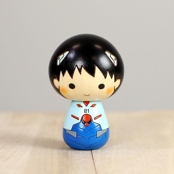 EVA STORE オリジナル【卯三郎の孫こけし】エヴァこけし(シンジ)