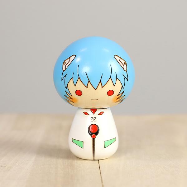 EVA STORE オリジナル【卯三郎の孫こけし】エヴァこけし(レイ)