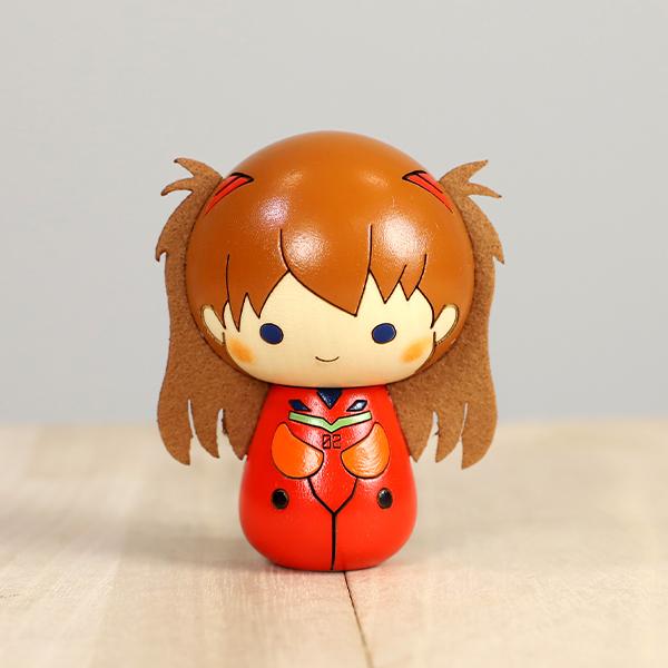 EVA STORE オリジナル【卯三郎の孫こけし】エヴァこけし(アスカ)
