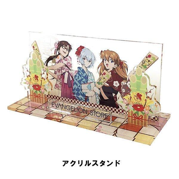 EVA STORE オリジナル【2022年寅年イラスト】アクリルスタンド/レイ＆アスカ＆マリ