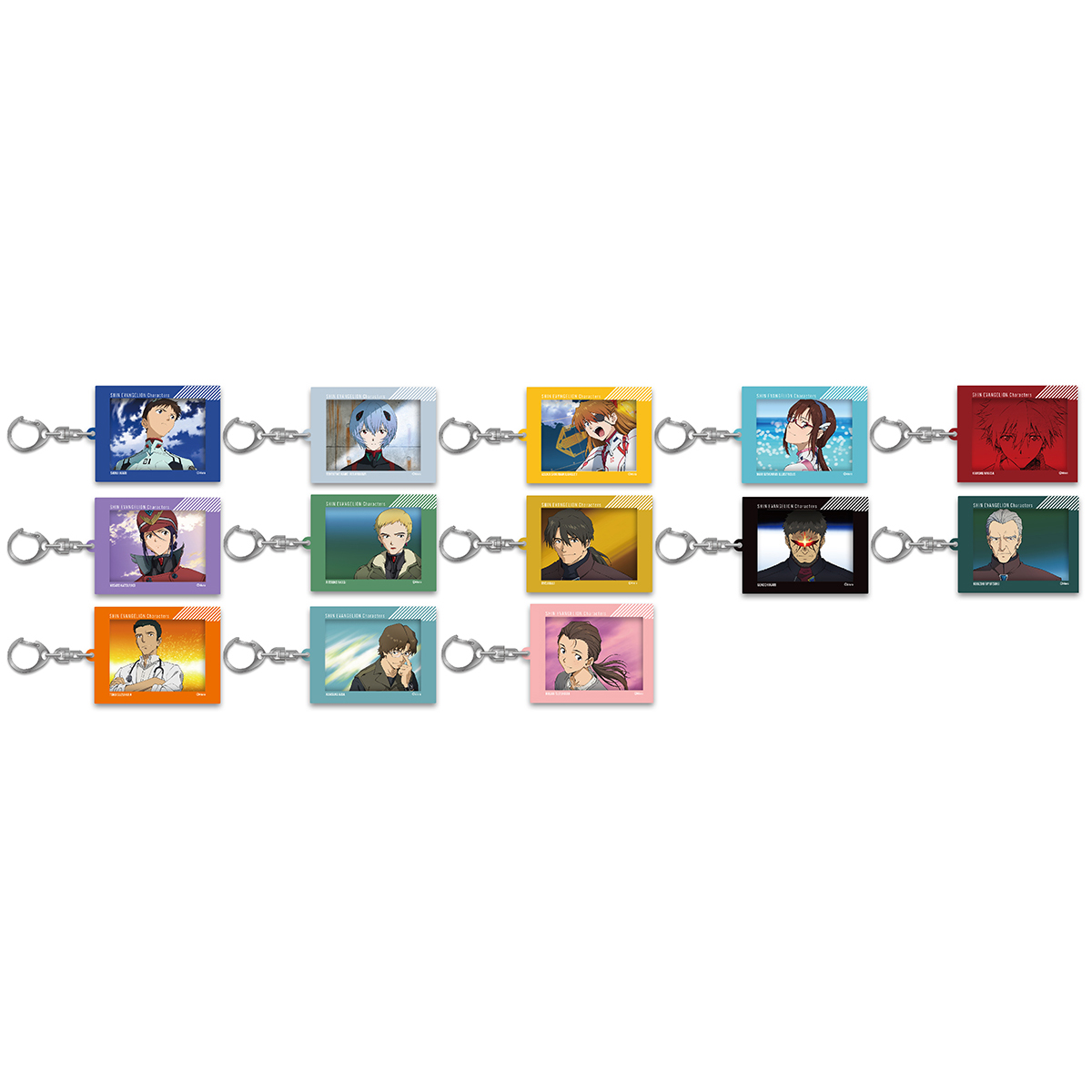 EVA STOREオリジナル アクリルキーホルダーコレクション/SHIN EVANGELION Characters/1BOX13個入り