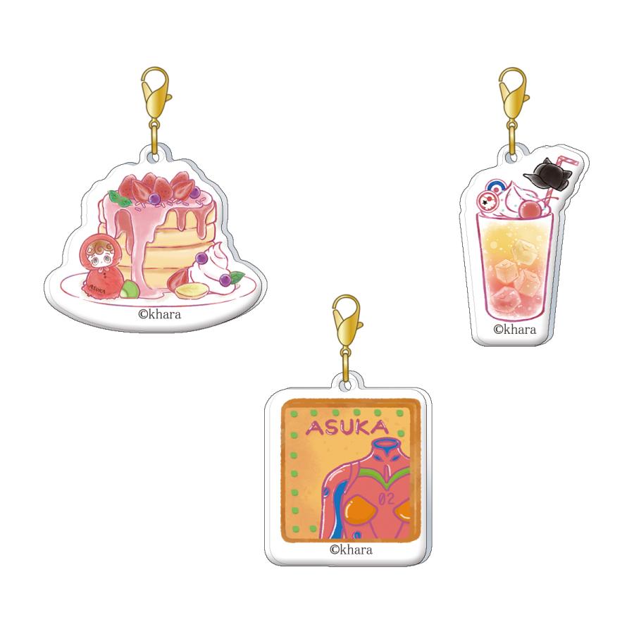 EVANGELION SWEETS COLLECTION/アクリルチャームセット/ASUKA（ムービック）