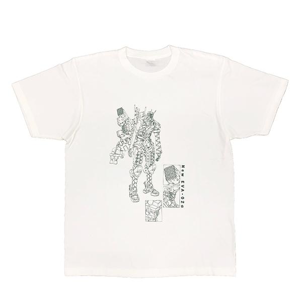 EVA STORE オリジナル 【シン・エヴァンゲリオン劇場版】New EVA-02α(ラインアート)/Tシャツ/Lサイズ
