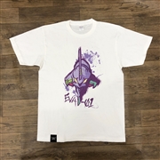 EVA STOREオリジナル Tシャツ/墨絵風(初号機)/ホワイト