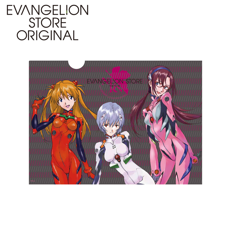 EVA STOREオリジナル クリアファイル　レイ＆アスカ＆マリ