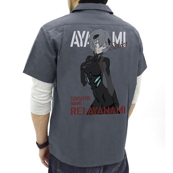 エヴァンゲリオン新劇場版 綾波レイ ワークシャツ/GRAY（COSPA)