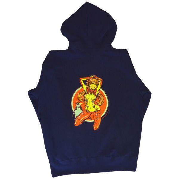 EVA × STREET ART 2012 Rockin'Jelly Bean パーカ　アスカ／ネイビー