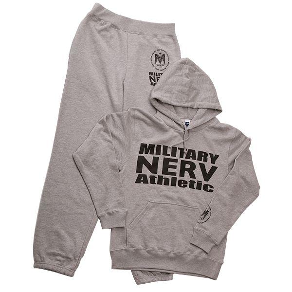 MILITARY NERV ATHLETIC GYM SUIT グレー