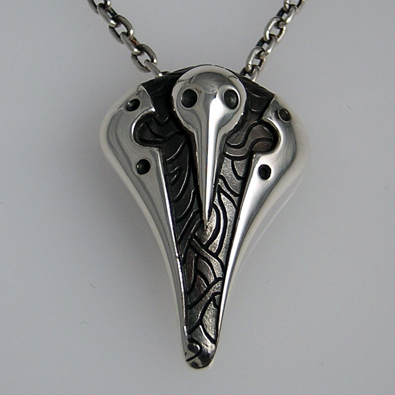 【受注生産品】EVA×花唐草 collaboration SILVER 第二弾　サキエルペンダント