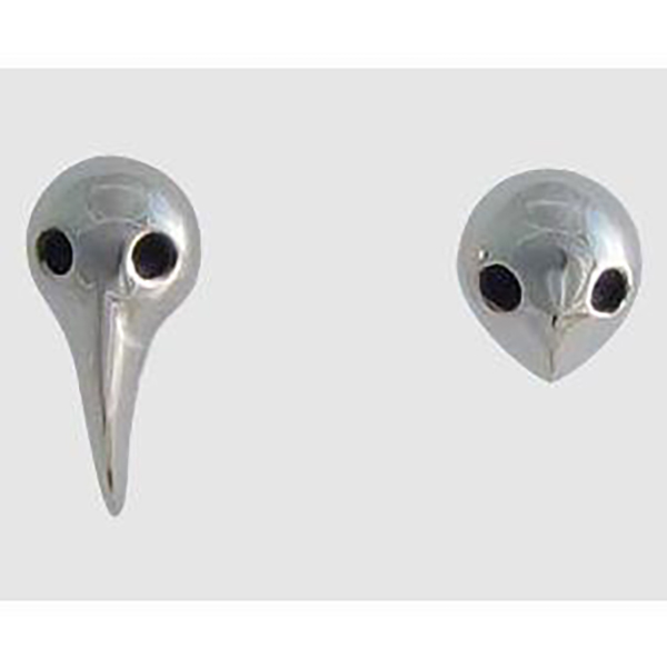 【受注生産品】EVA×花唐草 collaboration SILVER 第三弾 サキエルピアス(左右セット)