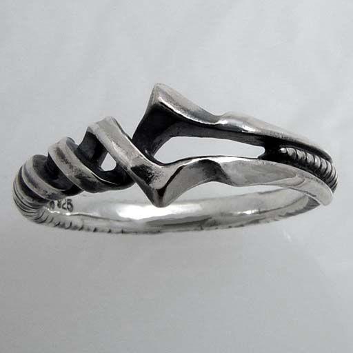 【受注生産品】EVA×花唐草 collaboration SILVER 第三弾　ロンギヌスの槍ring