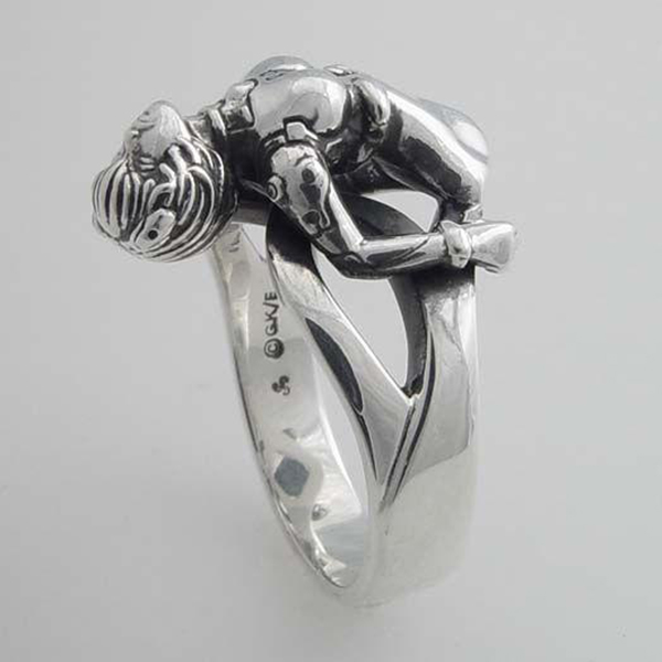 【受注生産品】EVA×花唐草 collaboration SILVER 第四弾　綾波レイring