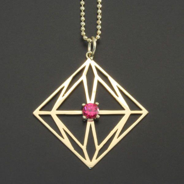 【受注生産品】EVA×花唐草 collaboration SILVER　第６の使徒ペンダント K18coat