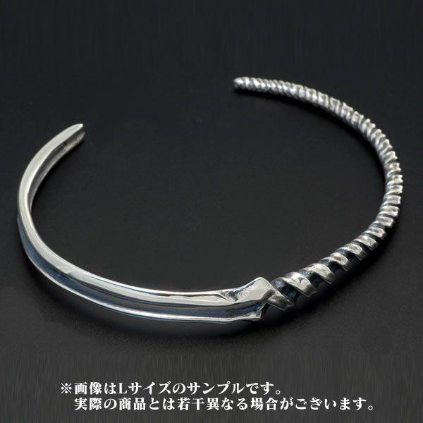 【受注生産品】EVA×花唐草 collaboration SILVER ロンギヌスの槍 NEWバングル Mサイズ