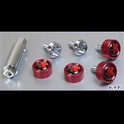 ヱヴァンゲリヲン 新劇場版 NERV自動車用ナンバープレートボルト ver.2/レッド