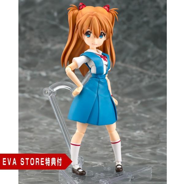 【パルフォムR!】式波・アスカ・ラングレー 制服Ver. 塗装済み可動フィギュア（Phat！）【EVASTORE特典付】